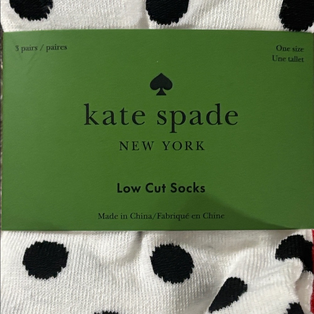 Kate Spade Low Cut Socks (3pair) - Picture 5 of 5